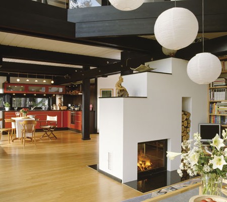 FLOCK Haus Switzerland realizzazione interni case legno-vetro